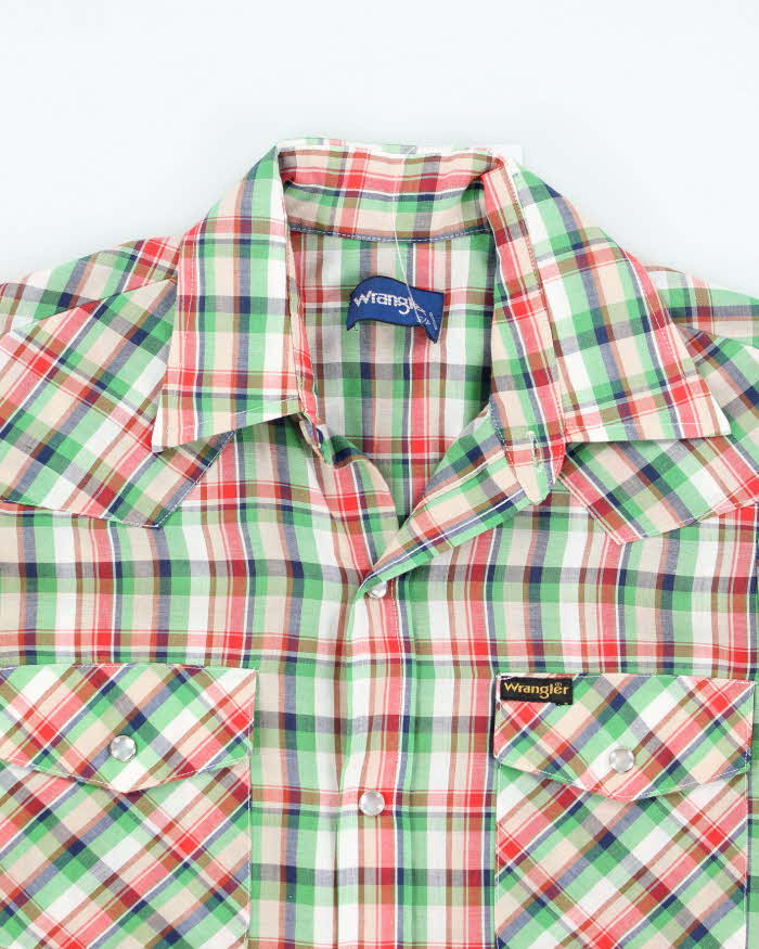 Vintage 90s Wrangler Western Shirt - S