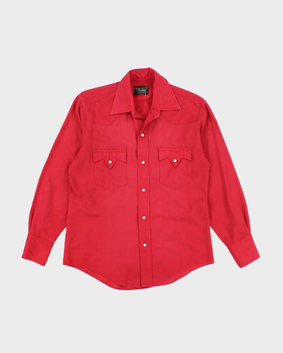 Vintage 70's High Country Western Snap Button Shirt - M