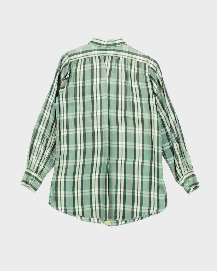 Vintage 1930's Miler Button Up Plaid Shirt - L