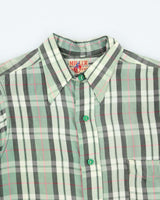 Vintage 1930's Miler Button Up Plaid Shirt - L