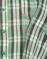 Vintage 1930's Miler Button Up Plaid Shirt - L