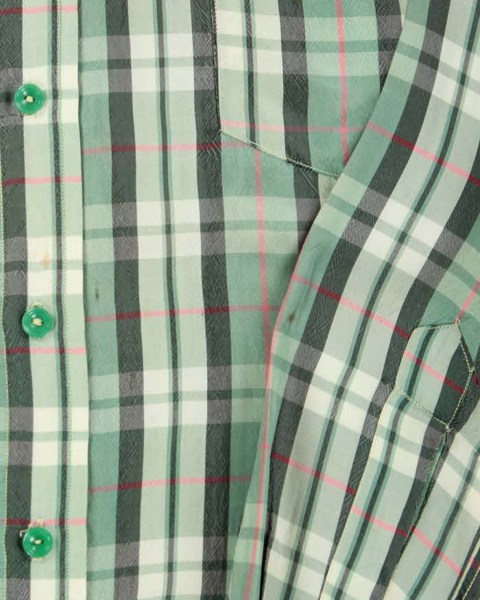 Vintage 1930's Miler Button Up Plaid Shirt - L