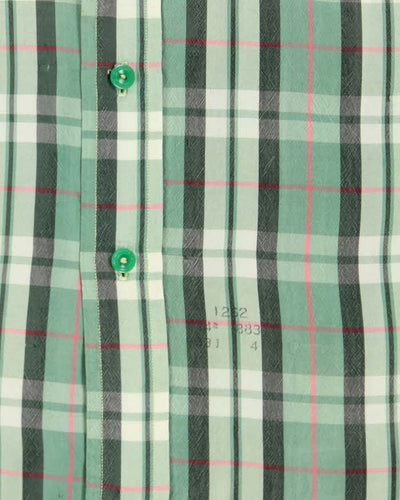 Vintage 1930's Miler Button Up Plaid Shirt - L