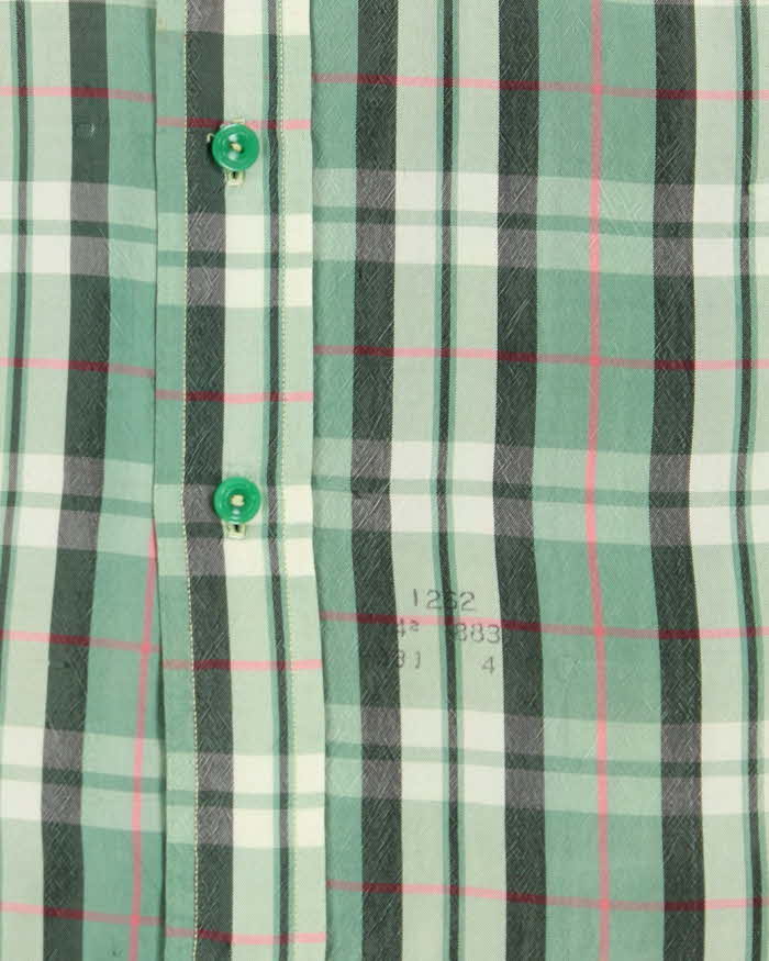 Vintage 1930's Miler Button Up Plaid Shirt - L