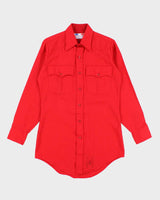 Vintage 70s Flying Cross Red Shirt - M