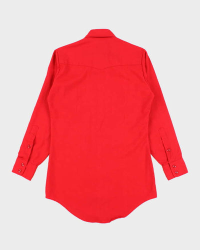 Vintage 70s Flying Cross Red Shirt - M