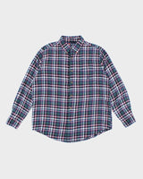 Vintage 2000's Chaps Striped Flannel Shirt - L