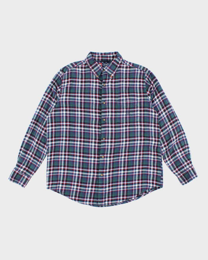 Vintage 2000's Chaps Striped Flannel Shirt - L