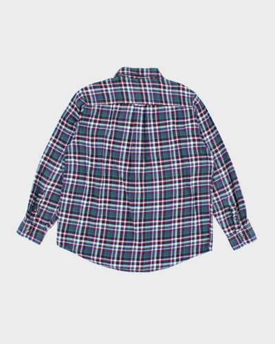 Vintage 2000's Chaps Striped Flannel Shirt - L