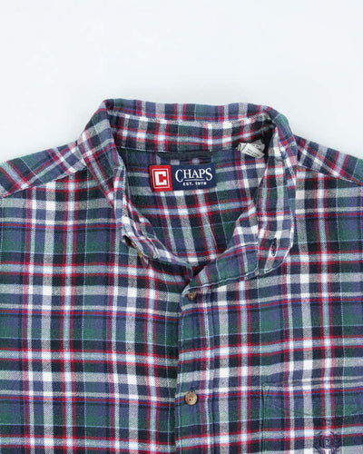 Vintage 2000's Chaps Striped Flannel Shirt - L
