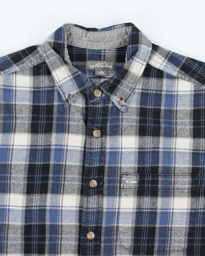 Vintage Eddie Bauer Oversized Heavyweight Flannel Shirt - L