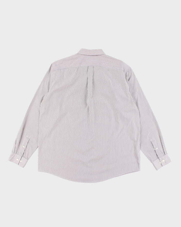 Vintage 90's Eddie Bauer Wrinkle Resistant Striped Shirt - XL
