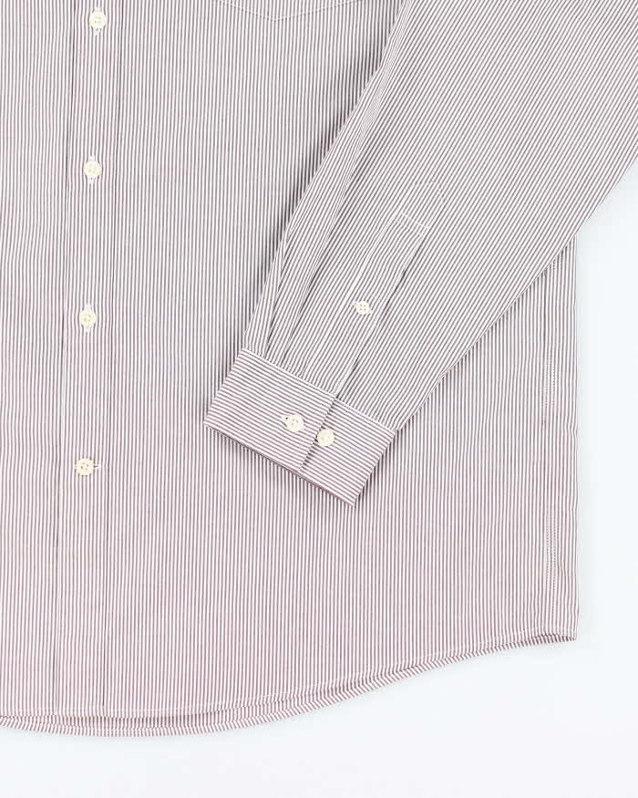 Vintage 90's Eddie Bauer Wrinkle Resistant Striped Shirt - XL
