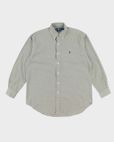 Vintage 2000's Ralph Lauren Patterned Button Up Shirt - M