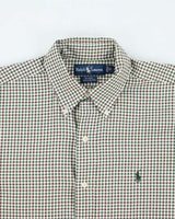 Vintage 2000's Ralph Lauren Patterned Button Up Shirt - M