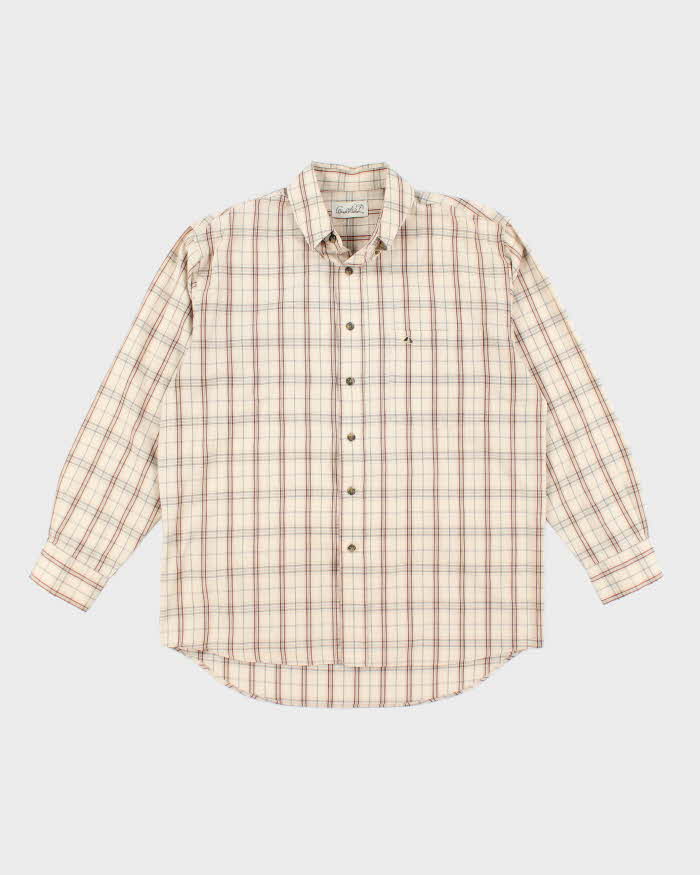Vintage Arnold Palmer Checked Long Sleeve Shirt - XL