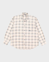 Vintage Y2k 00s O'neil Checked Long Sleeve Shirt - XXL
