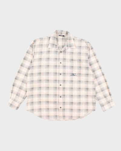Vintage Y2k 00s O'neil Checked Long Sleeve Shirt - XXL