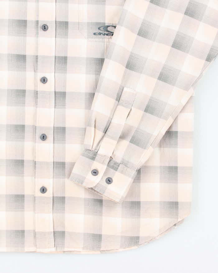 Vintage Y2k 00s O'neil Checked Long Sleeve Shirt - XXL
