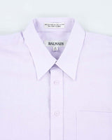 Vintage 90's Balmain Speckled Button Up Shirt - M