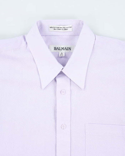 Vintage 90's Balmain Speckled Button Up Shirt - M
