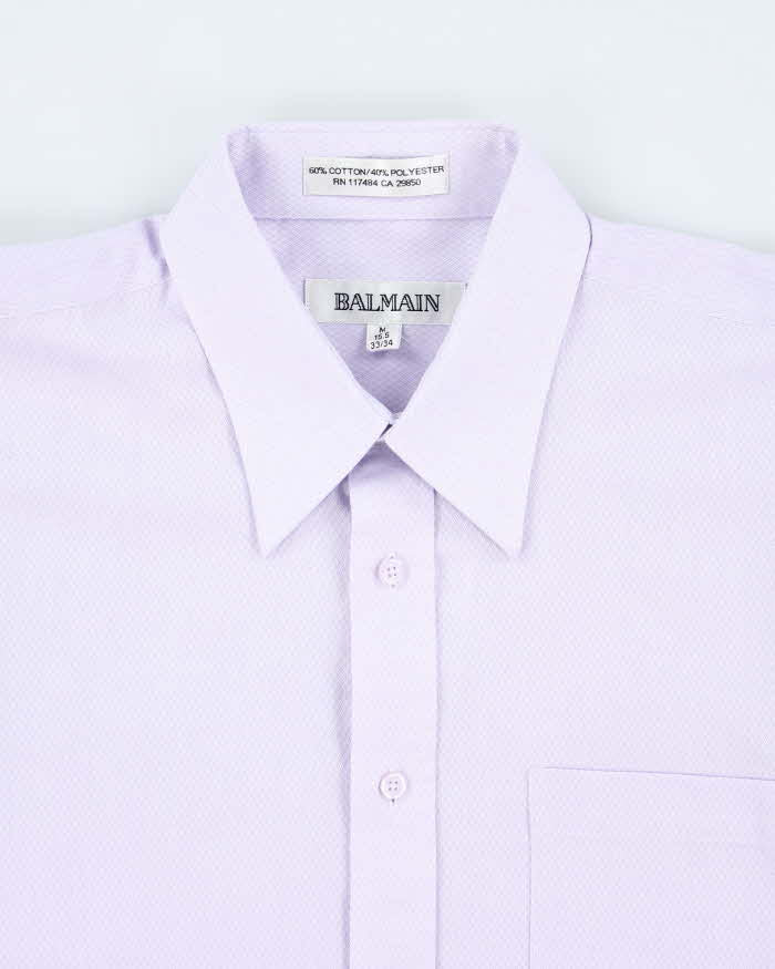 Vintage 90's Balmain Speckled Button Up Shirt - M