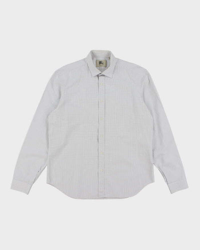 Vintage Burberry Checked Long Sleeve Shirt - XL