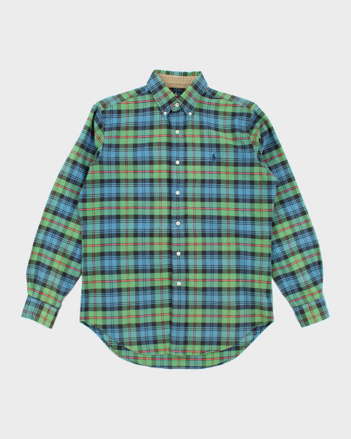 Vintage 90's Ralph Lauren Patterned Button Up Shirt - S