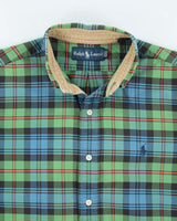 Vintage 90's Ralph Lauren Patterned Button Up Shirt - S
