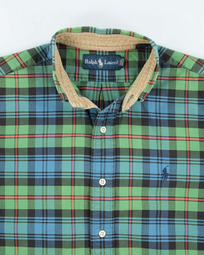 Vintage 90's Ralph Lauren Flannel Button Up Shirt - S