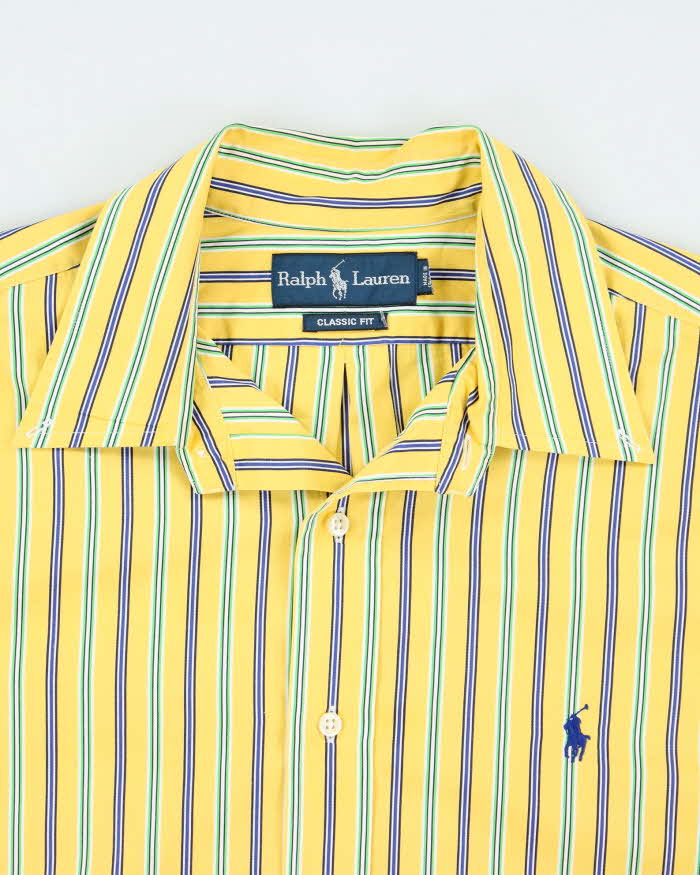 Vintage Ralph Lauren Striped Long Sleeve Shirt - XXL