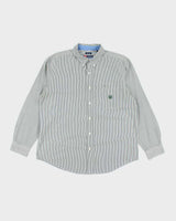 Vintage Chaps Striped Long Sleeve Shirt - XL
