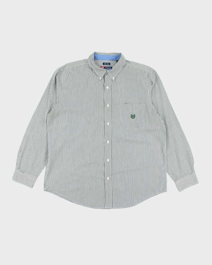 Vintage Chaps Striped Long Sleeve Shirt - XL