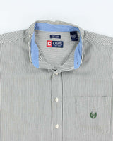 Vintage Chaps Striped Long Sleeve Shirt - XL