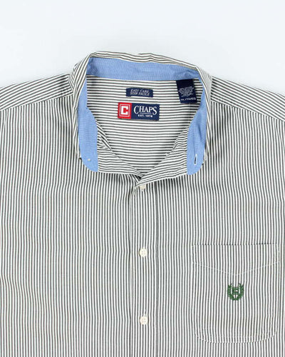 Vintage Chaps Striped Long Sleeve Shirt - XL
