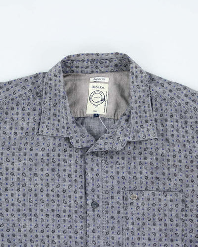Vintage Y2K Diesel Paisley Button Up Shirt - L