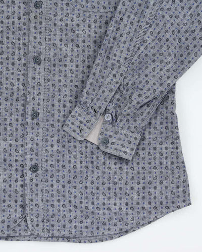 Vintage Y2K Diesel Paisley Button Up Shirt - L