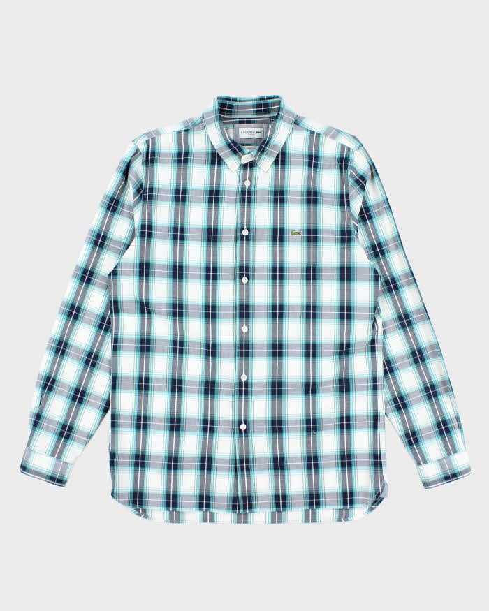 Vintage 2000's Lacoste Patterned Button Up Shirt - M