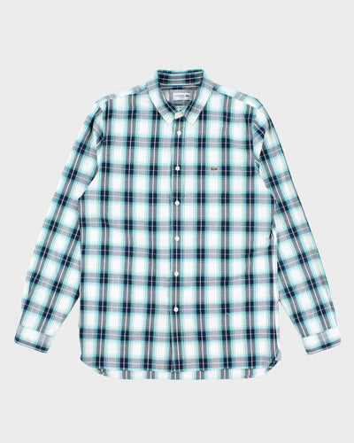 Vintage 2000's Lacoste Patterned Button Up Shirt - M