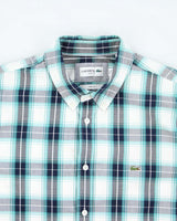 Vintage 2000's Lacoste Patterned Button Up Shirt - M