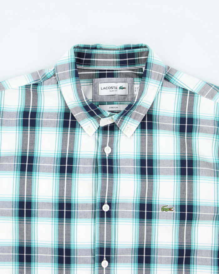Vintage 2000's Lacoste Patterned Button Up Shirt - M