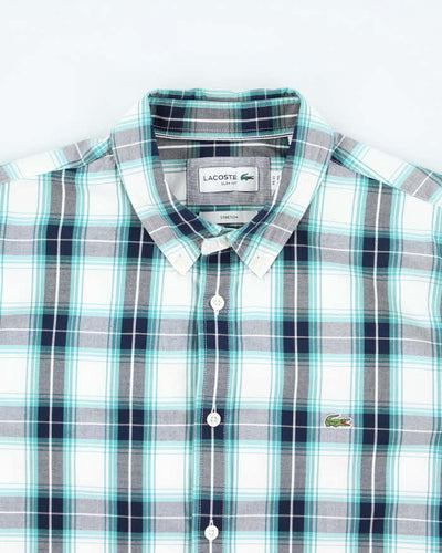 Vintage 2000's Lacoste Patterned Button Up Shirt - M