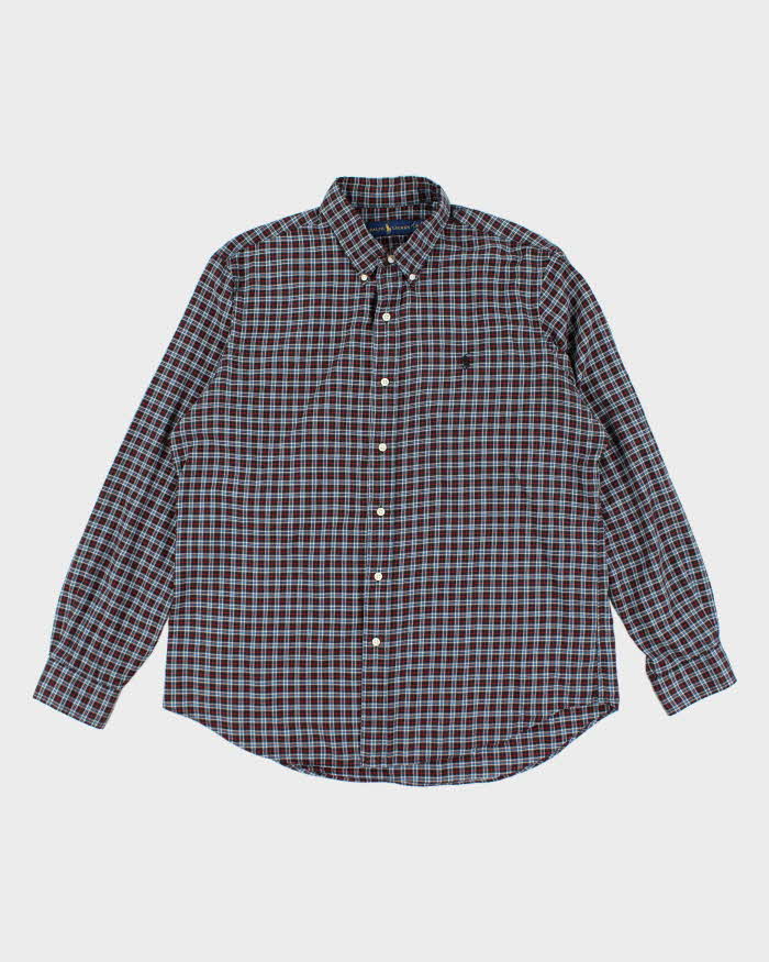 Vintage 2000's Ralph Lauren Patterned Button Up Shirt - L