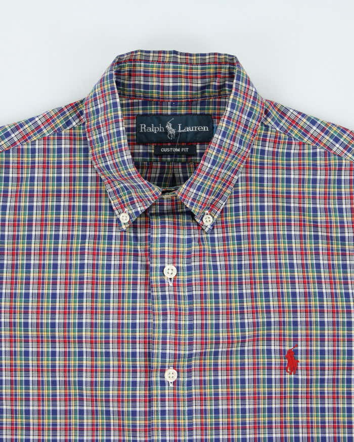 Vintage 2000's Ralph Lauren Patterned Button Up Shirt - M