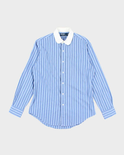 Vintage Ralph Lauren Striped Button Up Work Shirt - M