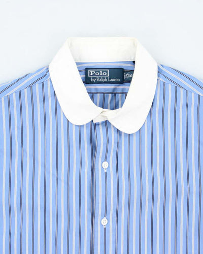 Vintage Ralph Lauren Striped Button Up Work Shirt - M