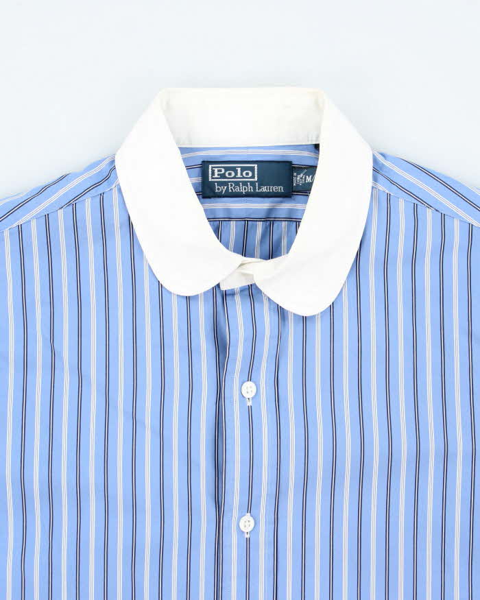 Vintage Ralph Lauren Striped Button Up Work Shirt - M