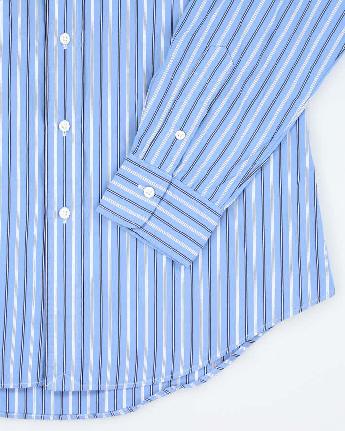 Vintage Ralph Lauren Striped Button Up Work Shirt - M