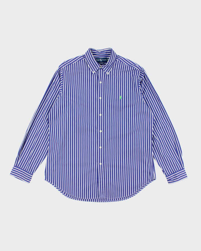 Vintage Ralph Lauren Striped Oversized Long Sleeve Shirt - L