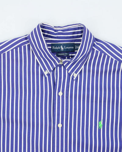Vintage Ralph Lauren Striped Oversized Long Sleeve Shirt - L